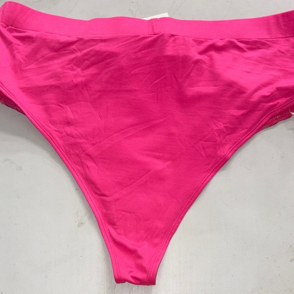 #34 Floral Pink Lace Panties - Picture 3 of 4